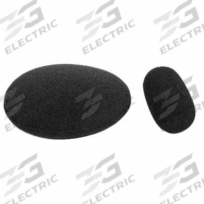 BANSHEE Foam Covers: Fits Vocollect, For Vocollect Series, Black - Motorola-Compatible Audio Accessories