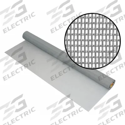 PETSCREEN Replacement Screen: Polyester, Gray, 17 x 10 Mesh Size, 4 ft Wd - Pet Resistant Polyester Pet Door and Window Screen