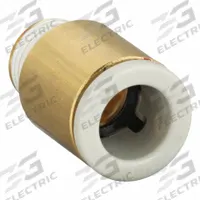 SMC Push-Fit Adapter Fitting: 8 mm OD x 1/8 in Pipe Size, Push-to-Connect x BSPT, Brass, White (MPN KQ2S08-01AS). Key specifications — Brand: SMC; Thread Size A: 1/8".