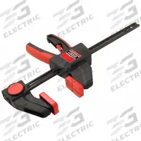 BESSEY Trigger Clamp: Soft-Touch Grooved, 12 in Max Jaw Opening, 4 3/4 in to 16 1/2 in, One Handed (MPN EHKM12). Key specifications — attr663922: BESSEY.