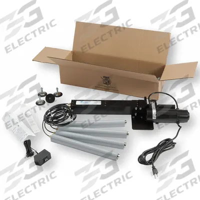 DYNA-LIFT Hydraulic Lift Kit: 20 in Stroke, Electric, 1,500 lb System Load Rating - Electric Hydraulic Lift Kits