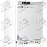 Controlled Room Temperature Cabinet: 115 V, 20°C to 25°C, 23 3/4 in Overall Wd, 24 1/2 in Overall Dp (MPN CRT-ABT-HC-UCBI-0404-LH). Key specifications — Brand: AMERICAN BIOTECH SUPPLY; Voltage: 115 V; Includes: (3) Shelves; Door Hinge: Left Hinge.