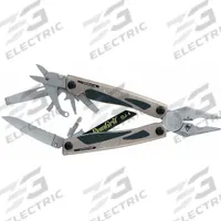 GERBER Multi-Tool: Multi-Tool Plier, 9 Tools, 9 Functions, 4 3/8 in Closed Lg, 6 5/8 in Open Lg, Tan (MPN 08239G1). Key specifications — attr15951: GERBER; attr10311: Legend - Multi-Plier 800, Berry-Compliant Sheath - Box; attr10312: Tan; attr15963: Aluminum; attr15971: Multi-Tool Plier; attr15972: Bottle Opener; attr15977: Fold-Out; attr15981: MP800.