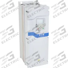 EATON Variable Frequency Drive: In Phase Three, Out Phase Three, 20 hp, 31 A Output Current - Max (MPN DG1-34031FB-C21C). Key specifications — Style: Industrial High Performance; Color: White; Output Phase: Three.