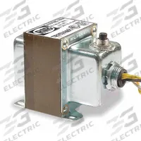 FUNCTIONAL DEVICES INC / RIB Class 2 Transformer: 75 VA Power Rating, 120V AC, 24V AC, Foot/Hub (MPN TR75VA001). Key specifications — Brand: FUNCTIONAL DEVICES INC / RIB; Connection - Primary: Wire Lead; Connection - Secondary: Wire Lead; Input Voltage: 120V AC; Mounting: Foot; Output Voltage: 24V AC.