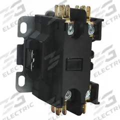 DAYTON Definite Purpose Magnetic Contactor: 1 + N Poles, 120V AC, 20 A, Non-Reversing (MPN 6GNZ4). Key specifications — Brand: DAYTON; Coil Voltage: 120V AC; Contactor Style: HVACR Definite Purpose Contactor; Mounting Style: Through Panel; Terminal Connection Type: Screw Terminals; Maximum Voltage Rating: 600V AC; Phase: Single; Main Pole Contact Form: 1NO.