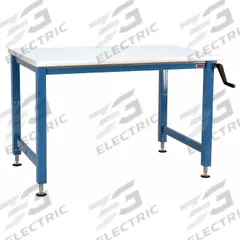 BENCHPRO Workbench: Adj Ht, Laminate, 72 in x 36 in, 1,000 lb Overall Load Capacity, Blue (MPN AMF3672). Key specifications — Brand: BENCHPRO.