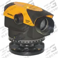 JOHNSON LEVEL Automatic Level: Wire-Hung, 32X, 40 mm Aperture, 450 ft Working Range (Max), IP54 (MPN 40-6962). Key specifications — attr939412: ±1/16 in @ 200 ft; attr939417: 1° 30' (2.5'/100'); attr934739: JOHNSON LEVEL; attr939423: Case.