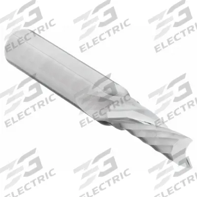 ONSRUD Solid Router Bit: Spiral O-Flute Downcut, 1/4" Cut Dia - Spiral O-Flute Router Bits for Plastics