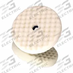 PERFECT-IT Foam Compounding Pad: Pad, Unthreaded Center Hole, Foam, 8 in Outside Dia, White, Waffle (MPN 7100145280). Key specifications — Texture: Waffle; Material: Foam; Product Type: Pad; Compatible Tool Type: Rotary Polishers; Color: White; Compatible Surface Material: Aluminum; Features: Works with 3M™ Hookit™ and Quick Connect Attachment Systems for Easy Change-Outs; Brand: PERFECT-IT.