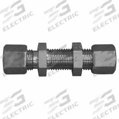 BRENNAN INDUSTRIES Compression Fitting Adapter: 8 mm OD x 8 mm OD size, Compression x Compression (MPN D2700-LN-S08-S08-SS). Key specifications — Series: Volz; Brand: BRENNAN INDUSTRIES.