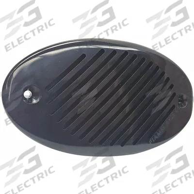FIAMM Electric Horn: 12V DC, Low Tone, Electric, Black, Unfinished, 105 dBA Sound Level - Max - Electric-Powered Horns