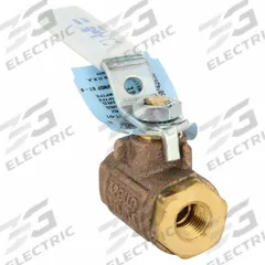 APOLLO Manual Two-Way Ball Valve: 1/4 in Size, Bronze, Straight, FNPT x FNPT, Std Port Ball Port (MPN 70LF-101-01). Key specifications — Brand: APOLLO; Handle: Lever.