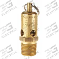 CONRADER Safety Valve: Soft Seat, 1/2 in (M)NPT Inlet (In.), 1/2 in (F)NPT Outlet (In.), Brass (MPN srv390-12-75 sst). Key specifications — attr291993: Soft Seat; attr291998: Brass; attr292007: Silicone; attr292009: Brass; attr294753: CONRADER.