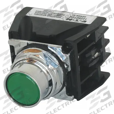 EATON Hazardous Location Push Button: 30 mm, Metallic, Flush Profile - Flush-Mount Push Buttons