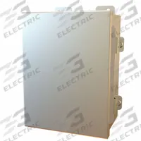HAMMOND Electrical Enclosure: Stainless Steel, 8 in x 6 in x 4 in, NEMA 12/13/3R/4/4X, w/Panel, IP66 (MPN 1414N4PHSSG4). Key specifications — Brand: HAMMOND; Closure Method: Clamps; Enclosure Material: Stainless Steel; Includes Inner Panel: with Inner Panel Included.