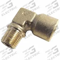 LEGRIS Metal Pipe Elbow: 90° Elbow, 1/4 in x 1/4 in, Female BSPP Threaded x Male BSPT Threaded (MPN 0144 13 13). Key specifications — Maximum Operating Pressure: 1,000 psi.