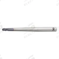 OSG Ball End Mill: Carbide, WXS Coated, 3 Flute, 4 mm Mill Dia, 6 mm LOC, 100 mm OAL (MPN 3095444)
