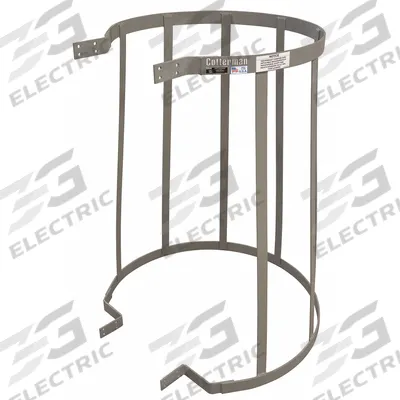 COTTERMAN Ladder Safety Cage: 4 ft Overall Ht, 34 in Inside Dia - Safety Cages for Fixed Ladders