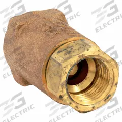 APOLLO Check Valve: Swing, Inline Valve Body, 1/2 in Pipe Size, FNPT x FNPT, Bronze, Female, NPT (MPN 61-503-01). Key specifications — Brand: APOLLO.