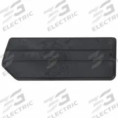 QUANTUM STORAGE SYSTEMS Bin Divider: 6 3/4 in x 2 7/8 in, Electrostatic Discharge Conductive, Black (MPN DUS220CO). Key specifications — Compatible Manufacturer Model Number: QUS220; Brand: QUANTUM STORAGE SYSTEMS.