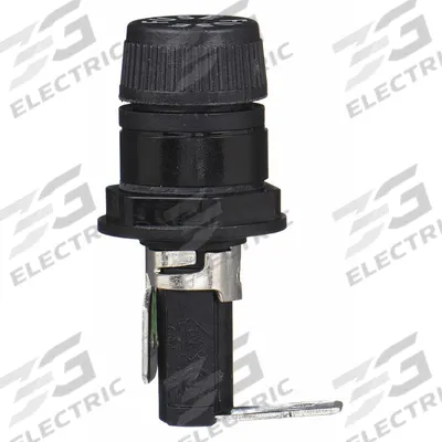 BUSSMANN Panel Mount Fuse Holder: For Fuse Size 1/4 in x 1 1/4 in, 1 Pole, 20 A Max - Fuse Holders for Cylindrical Fuses