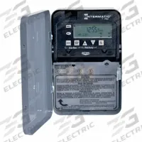 INTERMATIC Electronic Timer: 7 day, Not Astronomic, 120-277V AC, SPST, Digital (MPN ET1705C). Key specifications — Body Material: Metal; Indoor/Outdoor Usage: Indoor; Astronomic Functionality: Not Astronomic; Mounting Style: Surface; Brand: INTERMATIC.