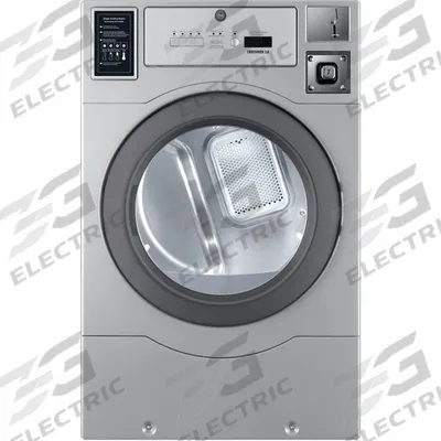 CROSSOVER Dryer: Electric, Stainless Steel, 7 cu ft Capacity - Standalone Vended Dryers