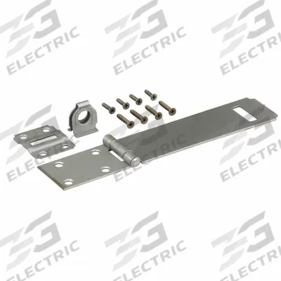 APPROVED VENDOR Hasp: Steel, 1 1/8 in Ht, 6 in Lg - Conventional Hasps