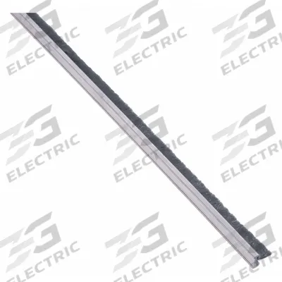 NATIONAL GUARD Door Weatherstripping: Pile, Screw-In Mounting, Polypropylene, 8 ft Overall Lg - Door Astragals & Meeting Stiles
