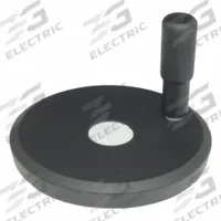 JW WINCO Solid Hand Wheel: Solid, Revolving Handle, Aluminum, 5/8 in Bore, 160 mm Dia (MPN 923-160-B5/8-R-SW). Key specifications — Brand: JW WINCO.