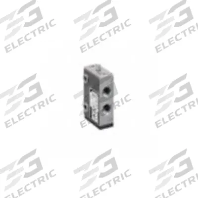 AVENTICS Manual Air Control Valve: Plunger, Three-Way / Two-Position, Stainless Steel - Aventics ST Series Manual Air Control Valve