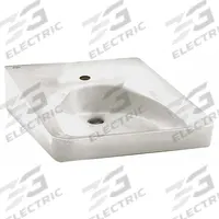 AMERICAN STANDARD Wheelchair Bathroom Sink: Wheelchair Users, White, Vitreous China, 1 Faucet Holes (MPN 9140047.020). Key specifications — Series: Wheelchair Users; Includes: Front Overflow, Concealed Arm Support; Color: White; Brand: AMERICAN STANDARD; Sink Type: Bathroom; Material: Vitreous China; Sink Material: Ceramic.