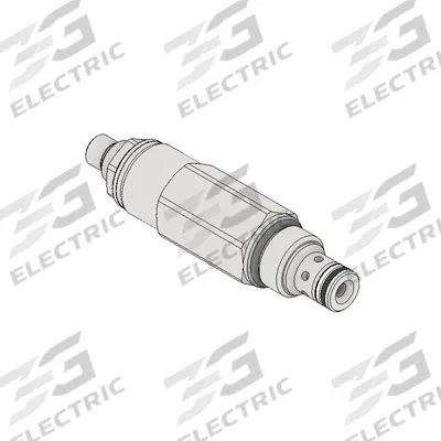 Parker Pressure Relief Valve: Steel, Screw-In, Screw Adjustment, Two-Way - Pressure Control Cartridge Valves