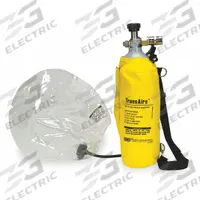 MSA Emergency Escape Breathing Apparatus: 10 min Escape Duration, 40 lpm, 3,000 psi, MSA TransAire (MPN 10008293). Key specifications — Brand: MSA; Flow Rate: 40 lpm; Brand and Series: MSA TransAire; Hood Material: Polyurethane.