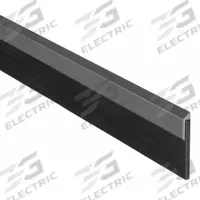 NATIONAL GUARD Door Weatherstripping: Flat Insert, 8 ft Lg, 1 9/16 in Wd, 1 7/16 in Ht (MPN 114NDKB-96). Key specifications — Insert Material: Neoprene; Flange Material: Aluminum; Brand: NATIONAL GUARD.