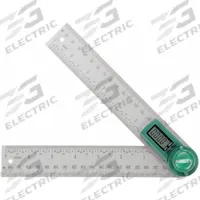 INSIZE Digital Angle Finder: 8 in Blade Lg, -360°to 360°, +/-0.3° Accuracy, 0.1° Resolution, 8 in (MPN 2176-200). Key specifications — attr1182192: 0.1°; attr1182193: Stainless Steel; attr1182194: +/-0.3°; attr1182195: 8 in; attr1182197: Automatic Power Off; attr1182199: LCD; attr1182218: INSIZE; attr1211640: No.