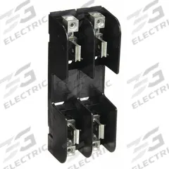 MERSEN Fuse Block: Open Block Design, 2 Pole, 250 V AC, Box Lug, Non-Indicating (MPN 21037). Key specifications — attr233046: MERSEN.