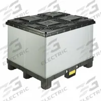ORBIS Bulk Container: 48 in x 40 in x 27 in, Stacking Capable, 1,200 lb Load Capacity, Rectangular (MPN OPTE4048-27). Key specifications — Stackable: Stacking Capable; Brand: ORBIS.