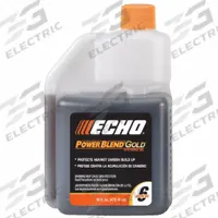 ECHO 2-Cycle Engine Oil: Synthetic Blend, 16 fl oz Size, Bottle, Not Specified, PowerBlend (MPN 6450006GE). Key specifications — SAE Grade: Not Specified; Brand: ECHO; Compatible Vehicle Type: Outdoor Equipment; Oil Series: PowerBlend.