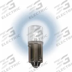 APPROVED VENDOR Compact LED Bulb: LED, Miniature Bayonet (BA9s), (T) Tubular, T3-1/4, 3T4/60V, 1835 (MPN LM1060MB-W). Key specifications — Light Color: White; Trade Number: 3T4/60V, 1835; Voltage: 60V AC; Brand: APPROVED VENDOR; Bulb Shape: T3-1/4.