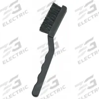 ESD Conductive Brush: 7 in Overall Lg, Hog Hair/Yarn, Polypropylene, Non-Sparking, Black (MPN 35692). Key specifications — Brand: MENDA; Non-Sparking: Yes; Bristle Color: Black; Bristle Material: Hog Hair.