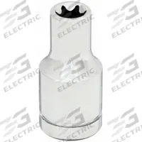 WESTWARD Socket: 1/4 in Drive Size, E6 Socket Size, External Torx, Std, Chrome, Not Tether Capable (MPN 20HX22). Key specifications — attr1206049: WESTWARD; attr1206024: Chrome.