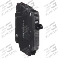 GE Miniature Circuit Breaker: THQP, 40 A, 120/240V AC, Single Phase, 10kA at 120/240V AC, Std (MPN THQP140). Key specifications — Amps: 40 A; AC Voltage Rating: 120/240V AC; Phase: Single; Max. AIR Rating: 10kA at 120/240V AC; For Use With: GE Panelboards.