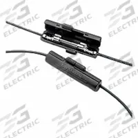 LITTELFUSE In-Line Fuse Holder: Non-Rejection Block Style, 1 Pole, 500 V AC Rating, 500 V DC Rating (MPN 150322). Key specifications — Compatible Fuse Series: 3AG; Brand: LITTELFUSE.
