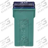 BUSSMANN Automotive Fuse: FMX Series, Green, Female, Cartridge, Time-Delay, 40 A, 12 V DC (MPN FMX-40). Key specifications — Series: FMX; Brand: BUSSMANN; Equivalent Fuse Series: FMX & JCAS.