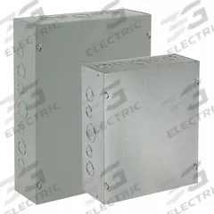 HOFFMAN Enclosure: Steel, 24 in x 18 in x 8 in, NEMA 1, Solid Cover, Screw On, Included, Painted (MPN ASE24X18X8). Key specifications — Brand: HOFFMAN; Closure Method: Screws; Knockouts: Included.