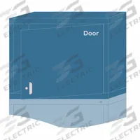 LYON Modular Shelf Cabinet: 30 in x 28 1/4 in x 26 3/4 in, 2 Fixed Shelves, Frame, Blue, Assembled (MPN X6N27303010550). Key specifications — Cabinet Color: Blue; Base Type: Frame; Brand: LYON.