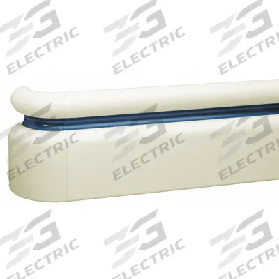 PAWLING Handrail: Champagne, Not Ligature Resistant, BR-400 - PETG Combined Handrail & Wall Guards