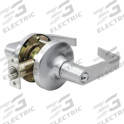 ARROW Door Lockset: Office Lever Locksets, Chrome, ADA Compliant